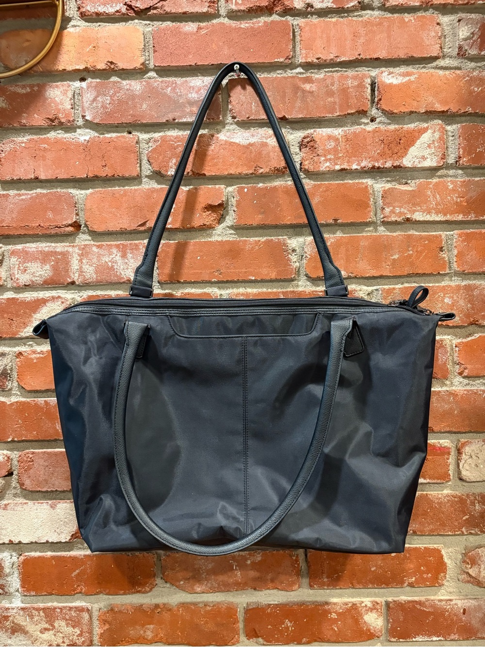 Samsonite Black Nylon Laptop Tote Bag Travel Carry On Work Shoulder Bag